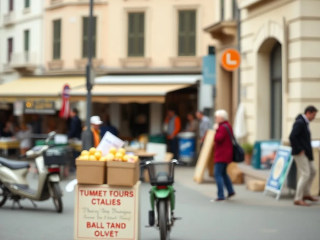 Façade d'une agence d'intérim à Toulon, devanture moderne avec offres d'emploi en vitrine
