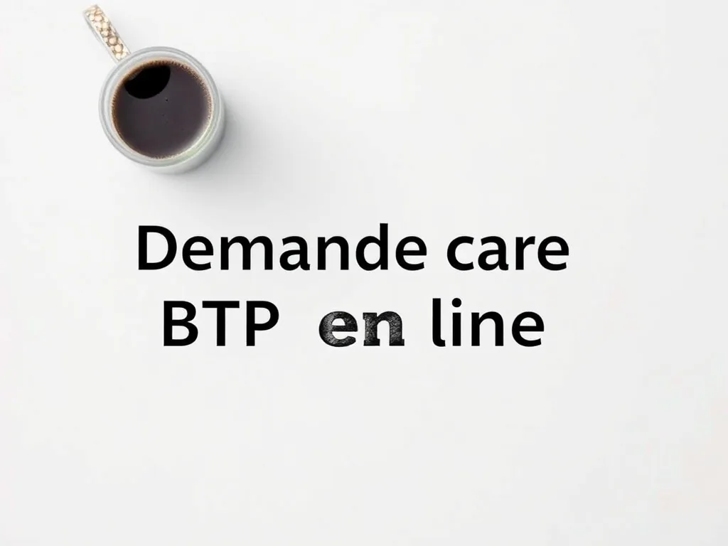 Un smartphone affichant le site cartebtp.fr posé sur un plan de chantier, à côté d'un casque de protection et d'une carte