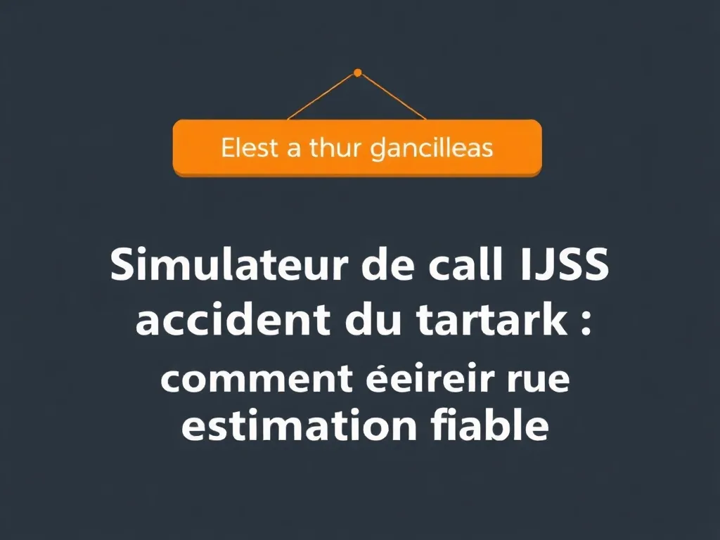 Simulateur de calcul des IJSS accident du travail : comment obtenir une estimation fiable